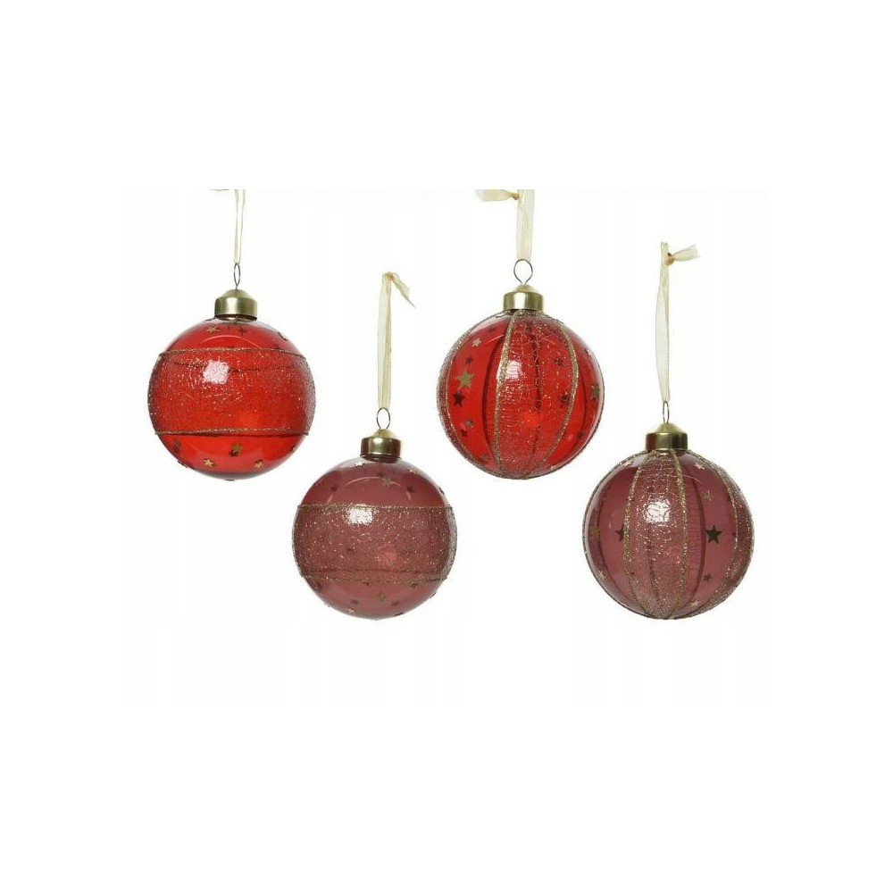 SFERE D8 RED CSTELLE ORO 2ASS